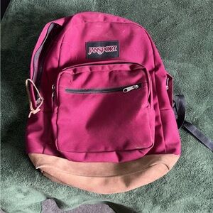Maroon Jansport Backpack